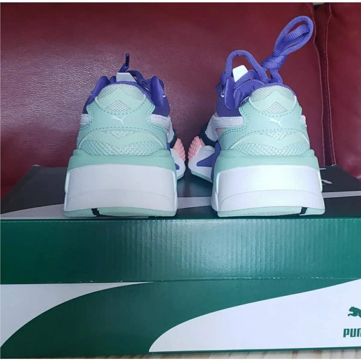 Puma shoes - PUMA RS-X - 373797-19 - Purple Corallites/White 1