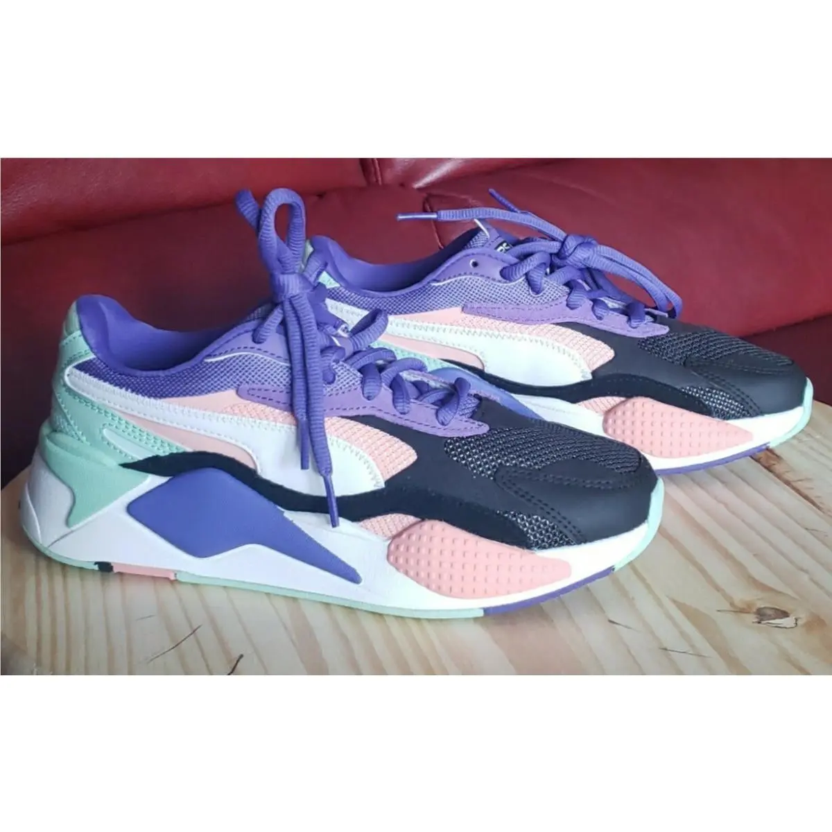 Puma shoes - PUMA RS-X - 373797-19 - Purple Corallites/White 2