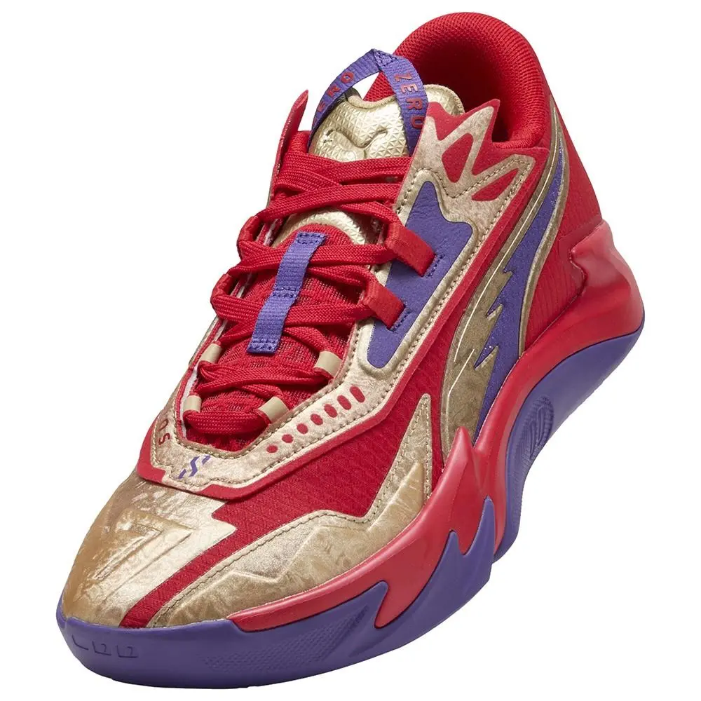 Puma shoes - PUMA Scoot Zeros Ii Gold.D.D. Basketball - 31222901 - Red (UPC: 198553216044) 4