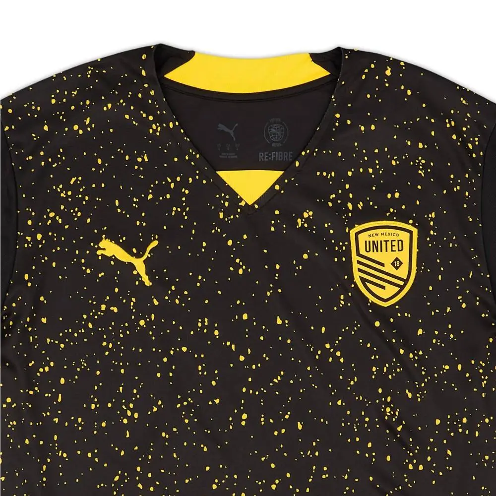 Puma clothing - PUMA New Mexico United Home Crew Neck Replica Jersey Youth - 76967901 - Black, Yellow (UPC: 195551305398) 3