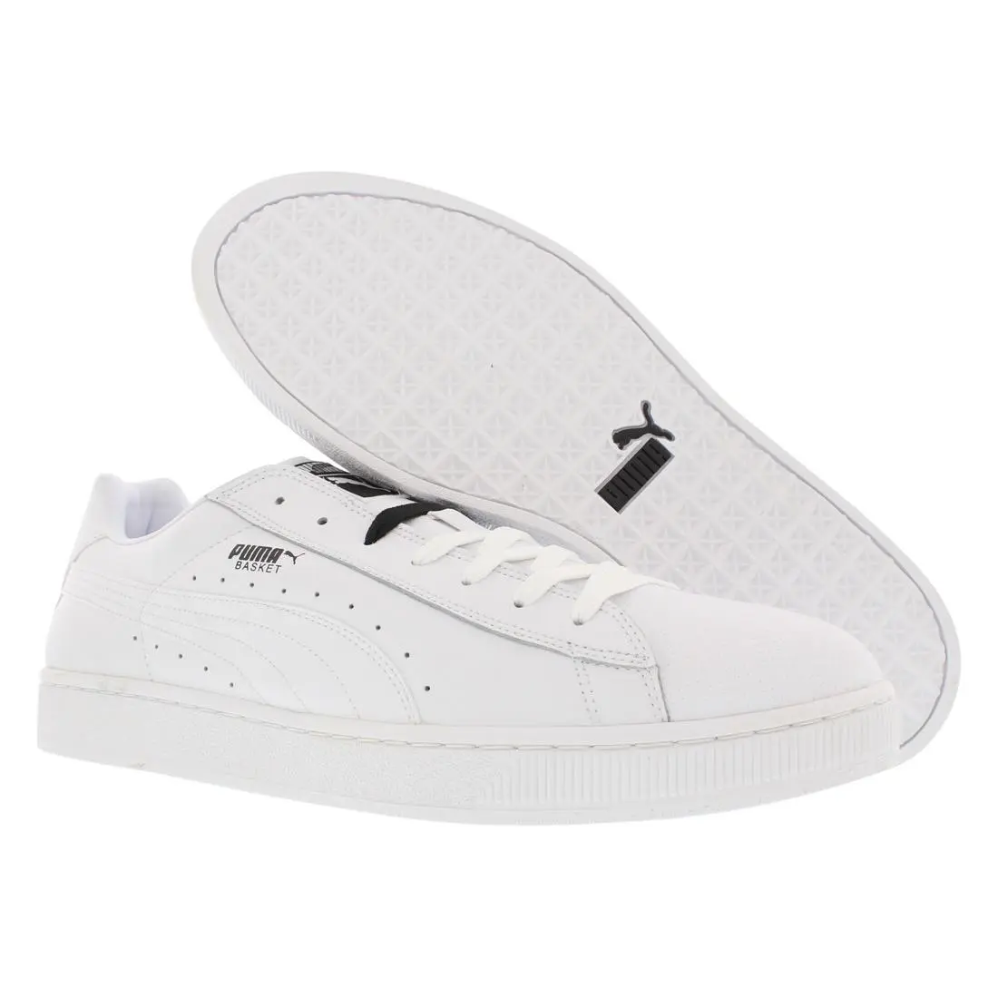 Puma Basket 11 Men`s Shoes Size 17 Color: White/black