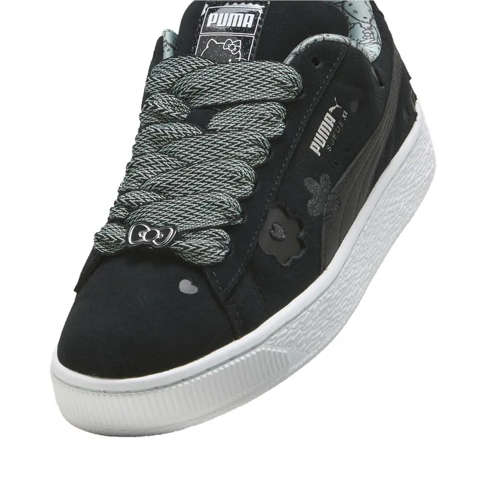 Puma shoes - PUMA  X Hello Kitty Suede Xl Lace Up - 40238101 - Black (UPC: 198551340253) 4