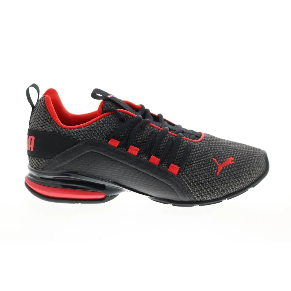 Axelion LS 19438401 Mens Black Mesh Lace Up Athletic Running Shoes 7.5 by Puma