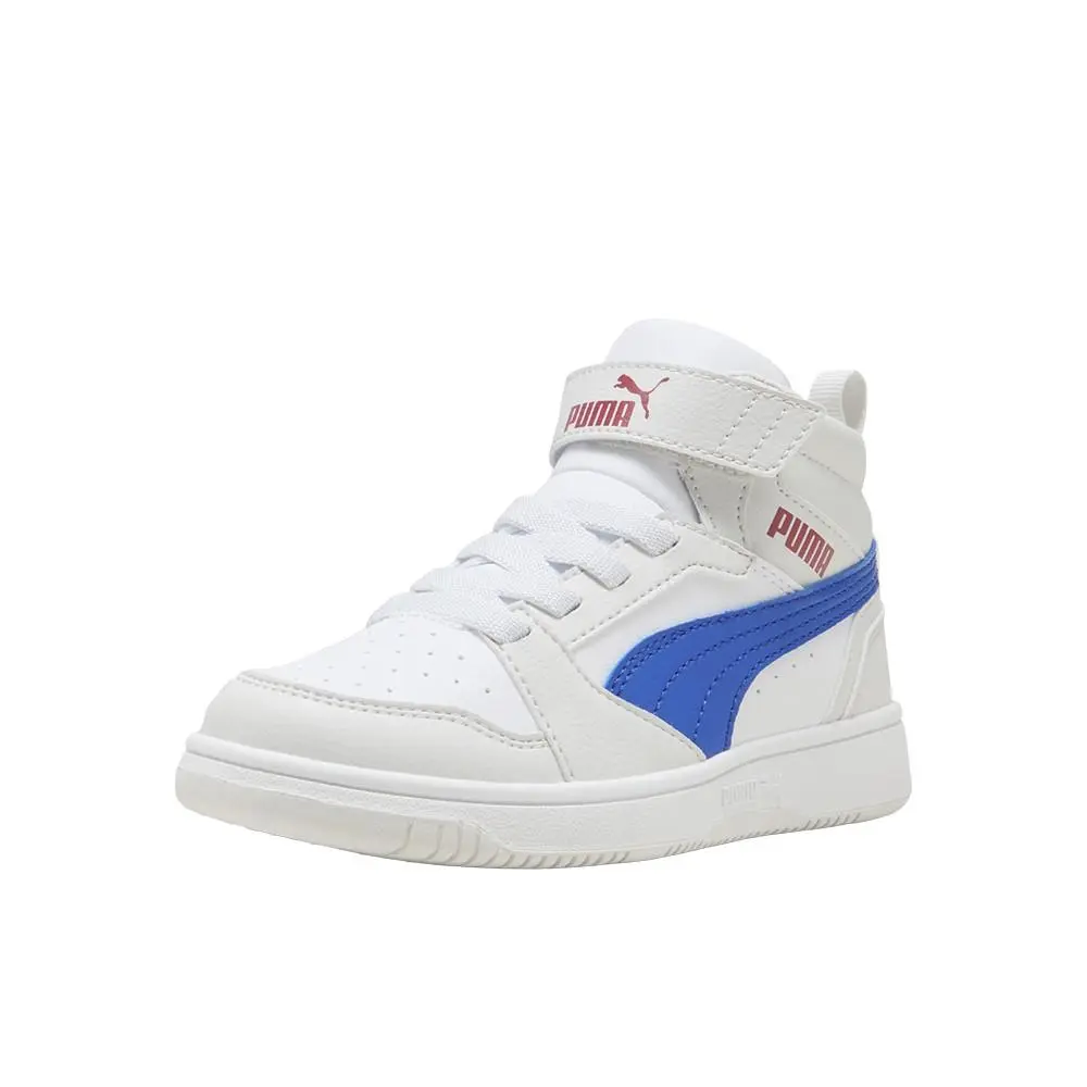 Puma shoes - PUMA Rebound V6 Mid High Top  Toddler - 39383224 - White (UPC: 197673848333) 0