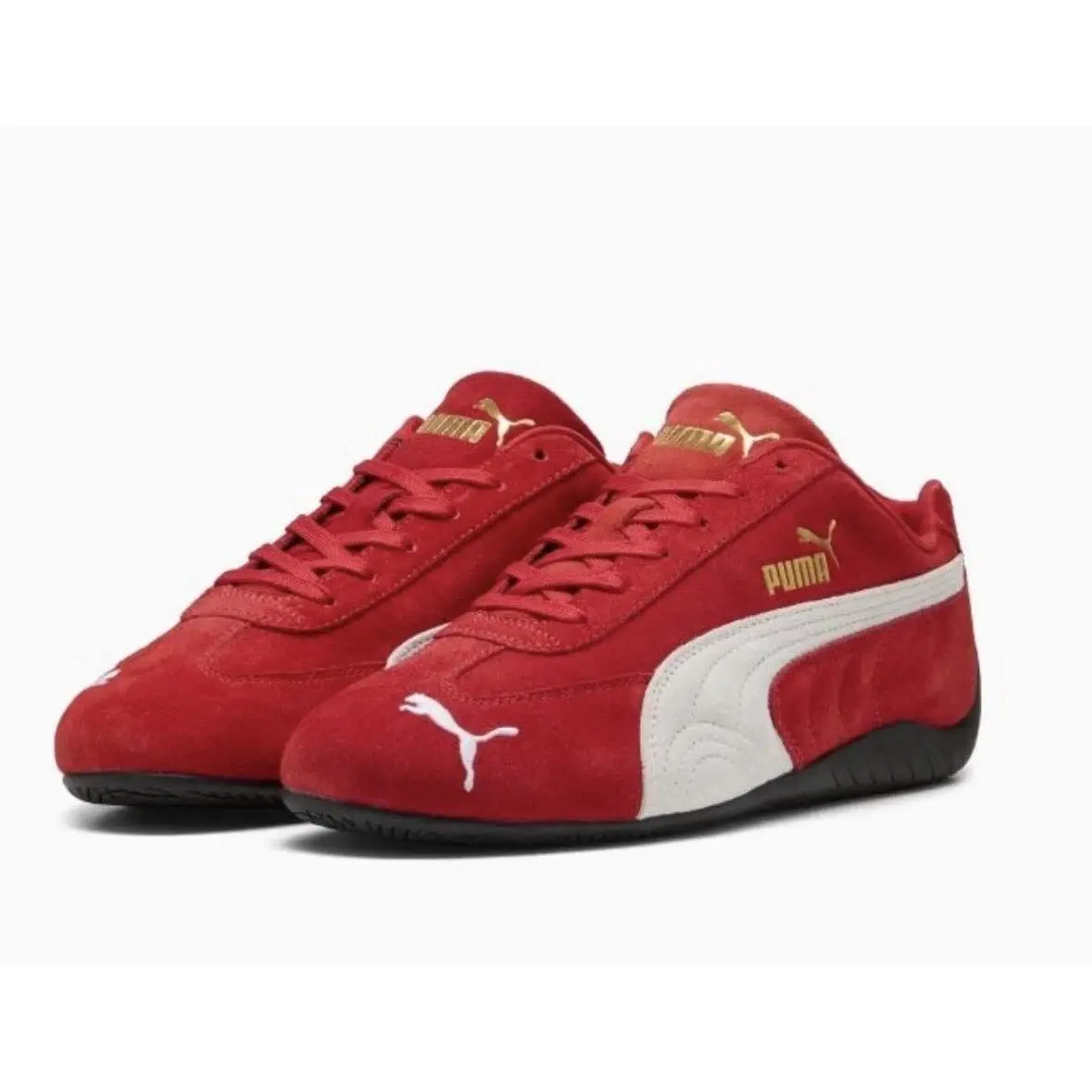 Puma Speedcat Jr. Big Kids Size 7 Red/white Shoes Sneakers