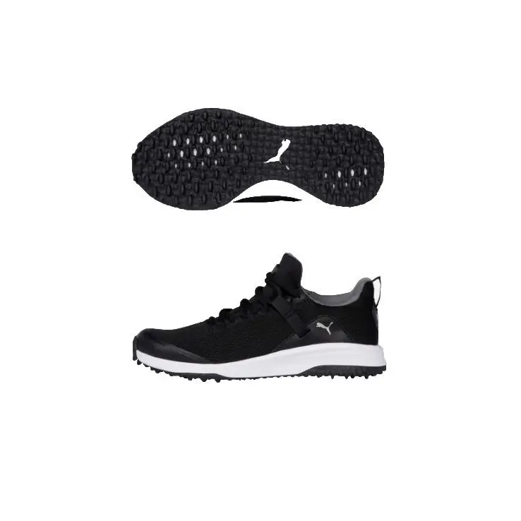 Puma Fusion Foam Mens Black White Athletic Shoes Size 14