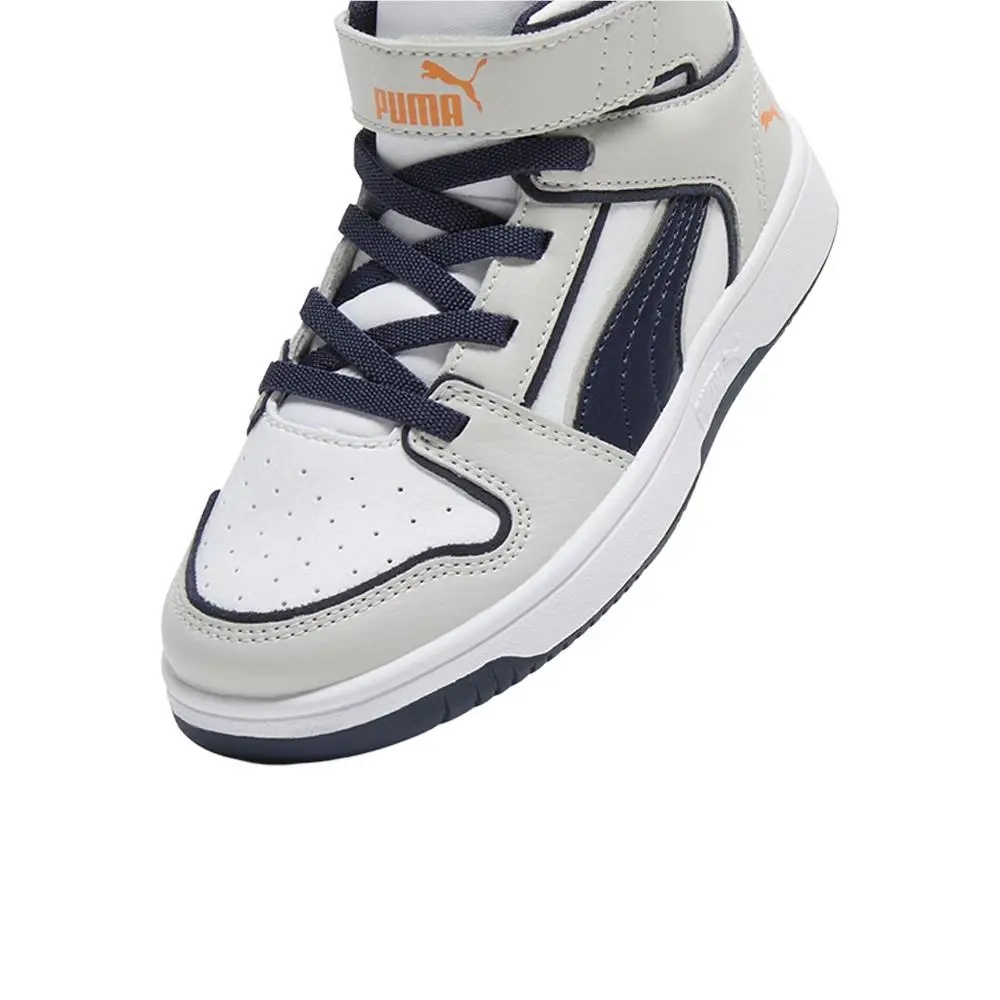 Puma shoes - PUMA Rebound Layup Rcl Lace Up  Toddler - 40520601 - Grey (UPC: 198555380187) 4
