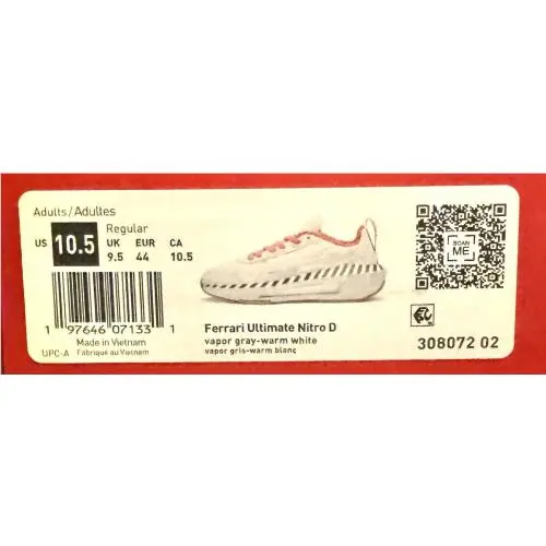 Puma shoes - Puma Ferrari Ultimate Nitro D 308072-02 - White (UPC: 197646071263) 11