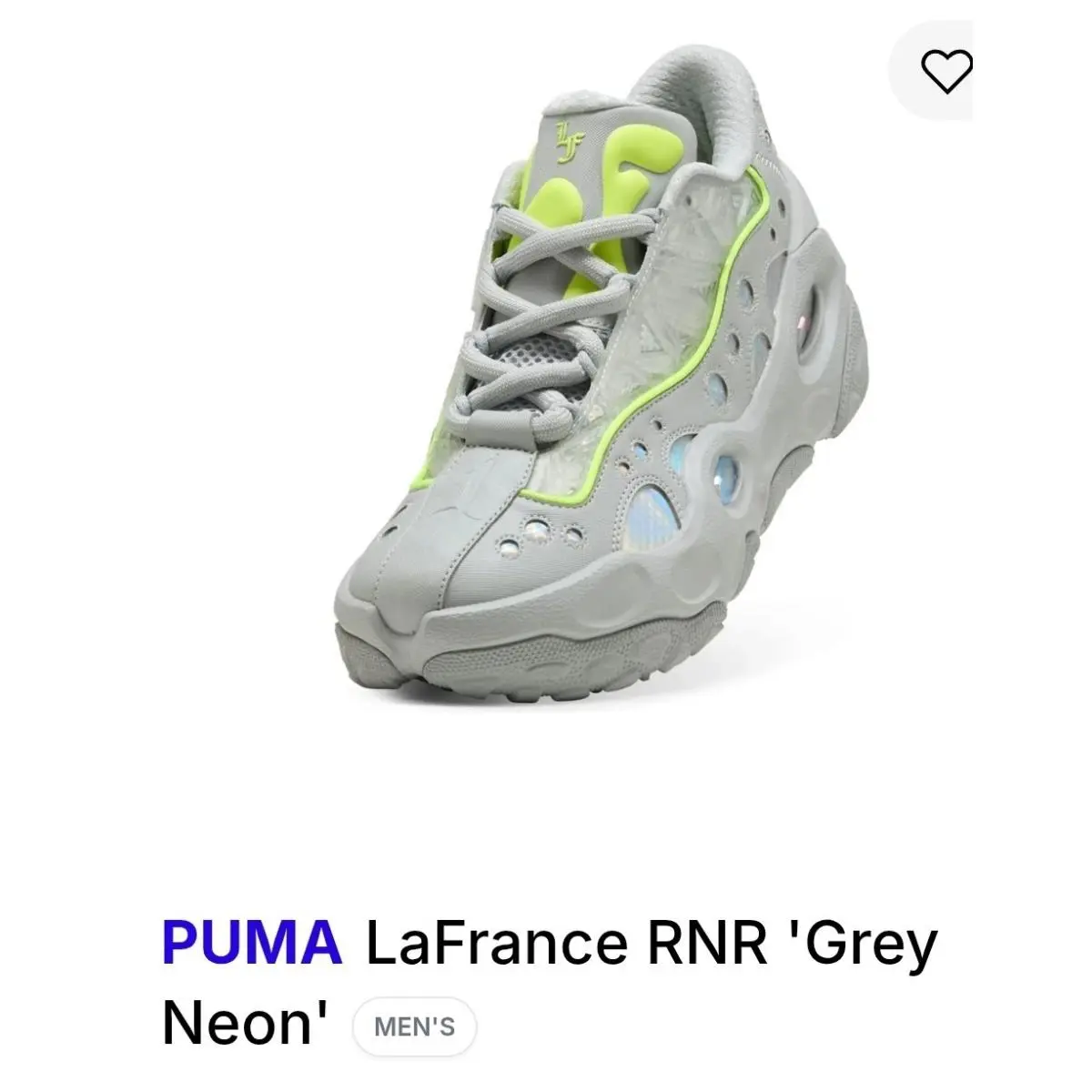 Puma shoes - PUMA LaFrancé RNNR - LaFrancé RNNR - 312271-01 - Gray 1