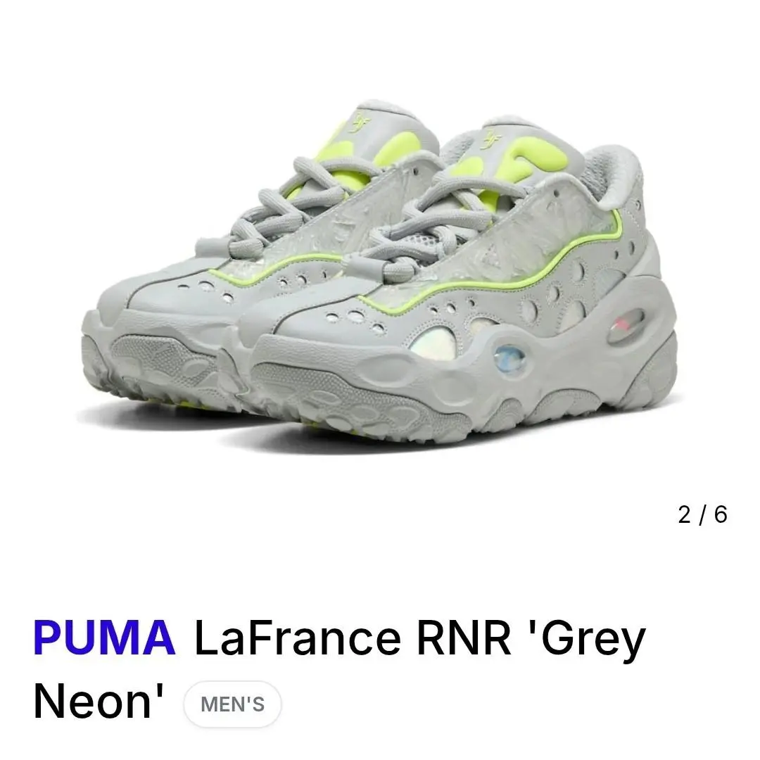 Puma shoes - PUMA LaFrancé RNNR - LaFrancé RNNR - 312271-01 - Gray 2