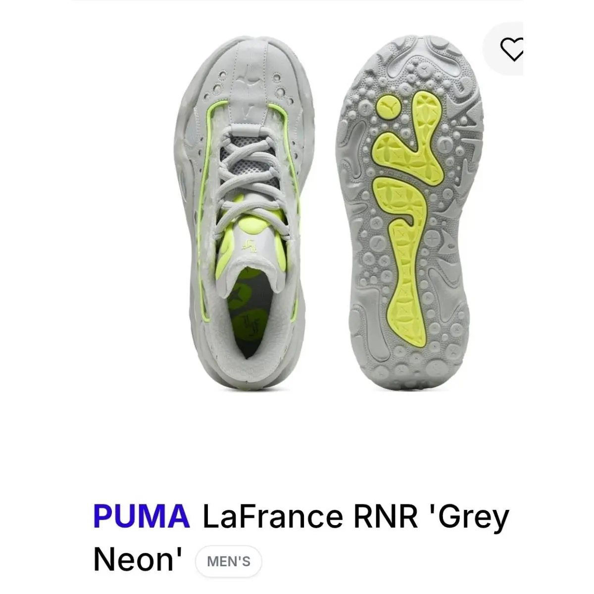 Puma shoes - PUMA LaFrancé RNNR - LaFrancé RNNR - 312271-01 - Gray 3
