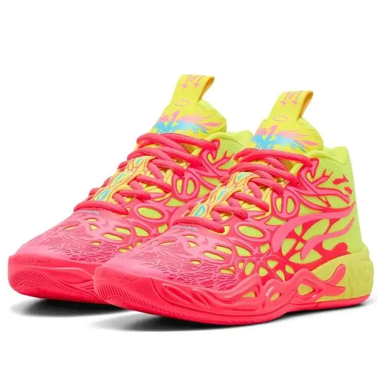 Puma shoes - PUMA MB 04 - 31053201 - Pink & Yellow/ Rose & Jaune 1