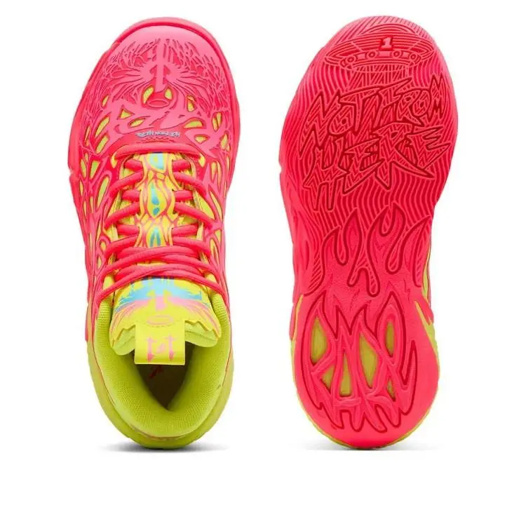 Puma shoes - PUMA MB 04 - 31053201 - Pink & Yellow/ Rose & Jaune 2