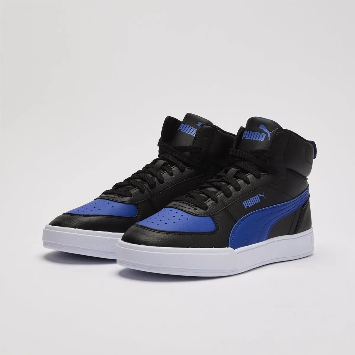 Puma Caven Mid Sneakers Black Blue Men’s Size 9 Shoes 385843-06