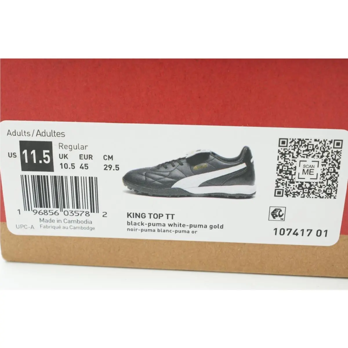 Puma shoes - PUMA King Top TT - King Top - Black (UPC: 196856035782) 7