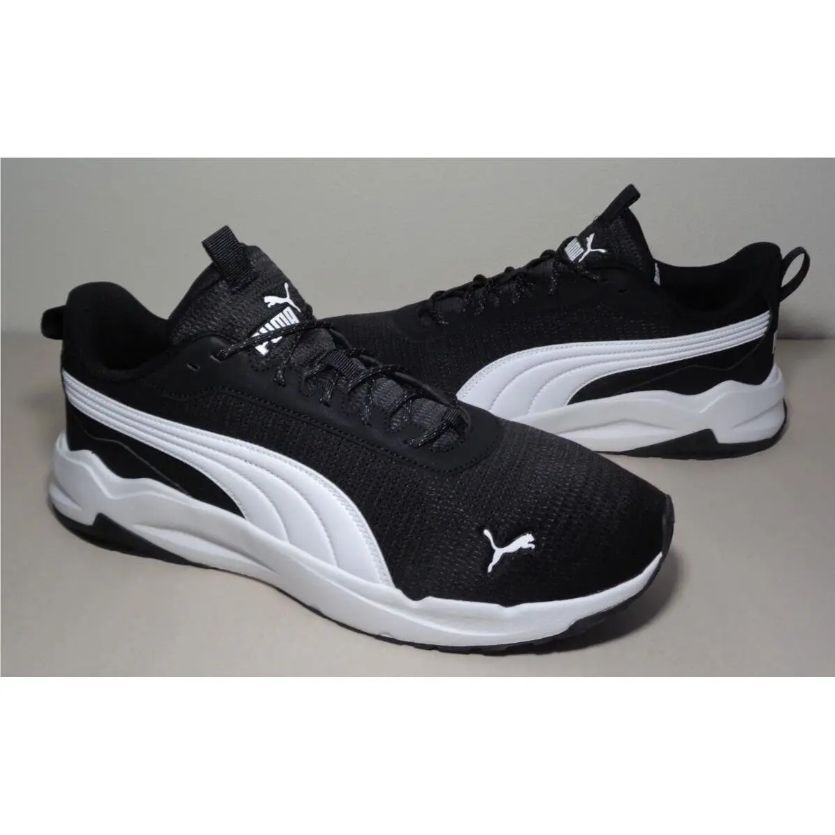 Puma Size 13 M Zip C / Black White / Sneakers / Men`s Shoes