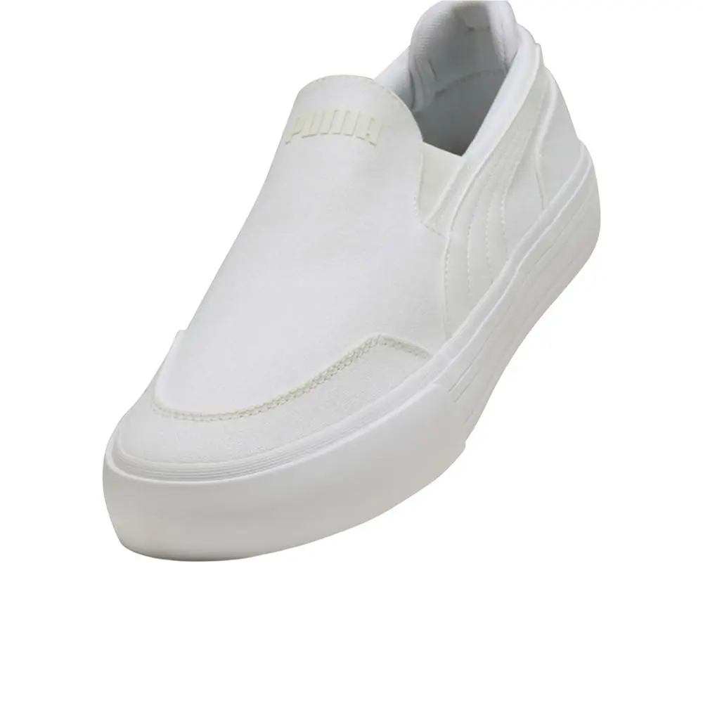Puma shoes - PUMA Court Classic Vulcanized Slip On - 40021605 - White (UPC: 197673964682) 4