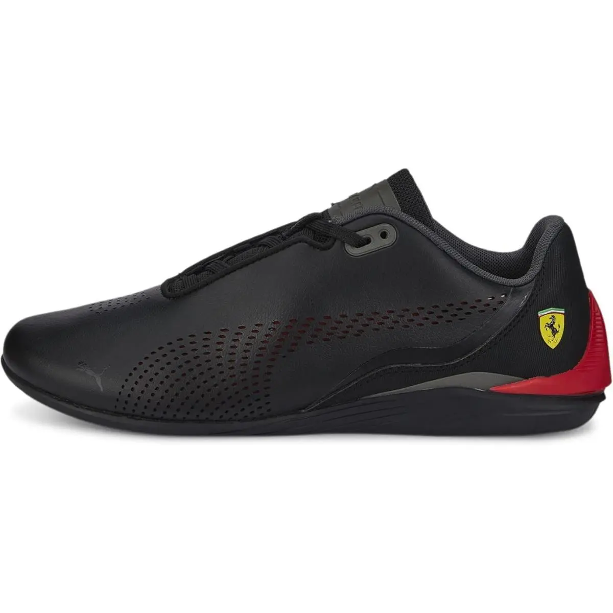 Puma Women`s Ferrari Drift Cat Decima Sneaker Black-rosso Corsa Size 11