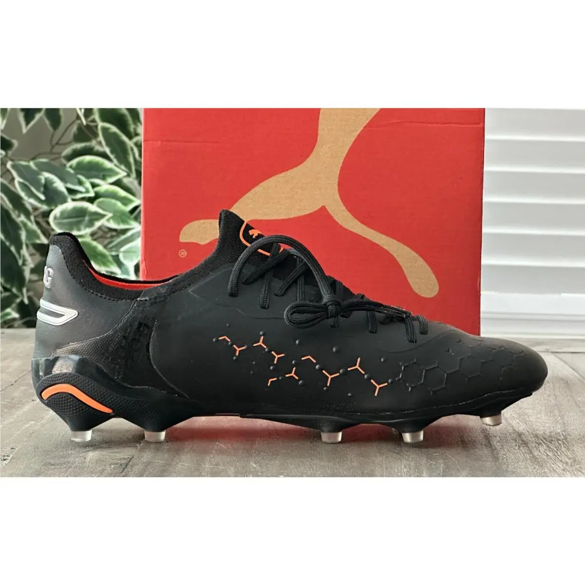 Puma shoes - PUMA King Ultimate - King Ultimate - 107097-02 - Black-Silver-Orange (UPC: 195552889613) 10