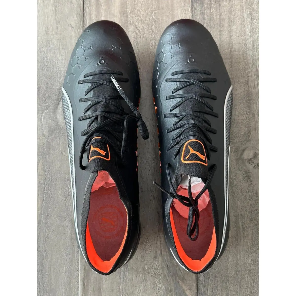 Puma shoes - PUMA King Ultimate - King Ultimate - 107097-02 - Black-Silver-Orange (UPC: 195552889613) 11