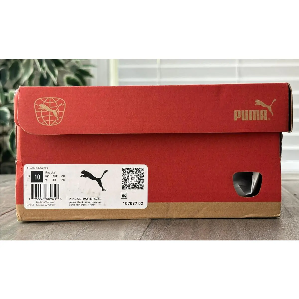 Puma shoes - PUMA King Ultimate - King Ultimate - 107097-02 - Black-Silver-Orange (UPC: 195552889613) 13
