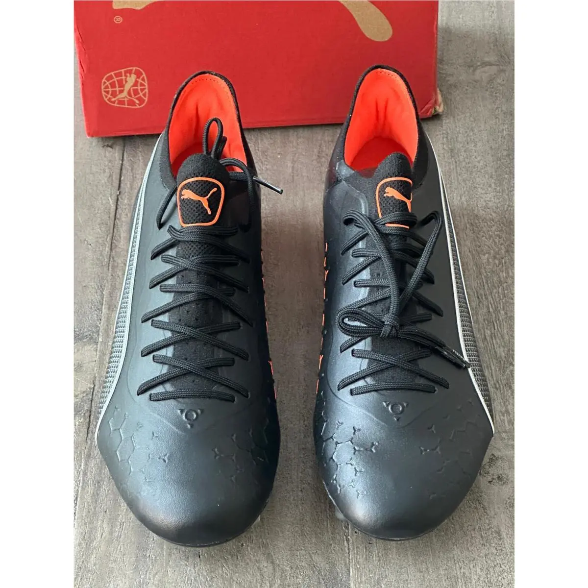 Puma shoes - PUMA King Ultimate - King Ultimate - 107097-02 - Black-Silver-Orange (UPC: 195552889613) 2