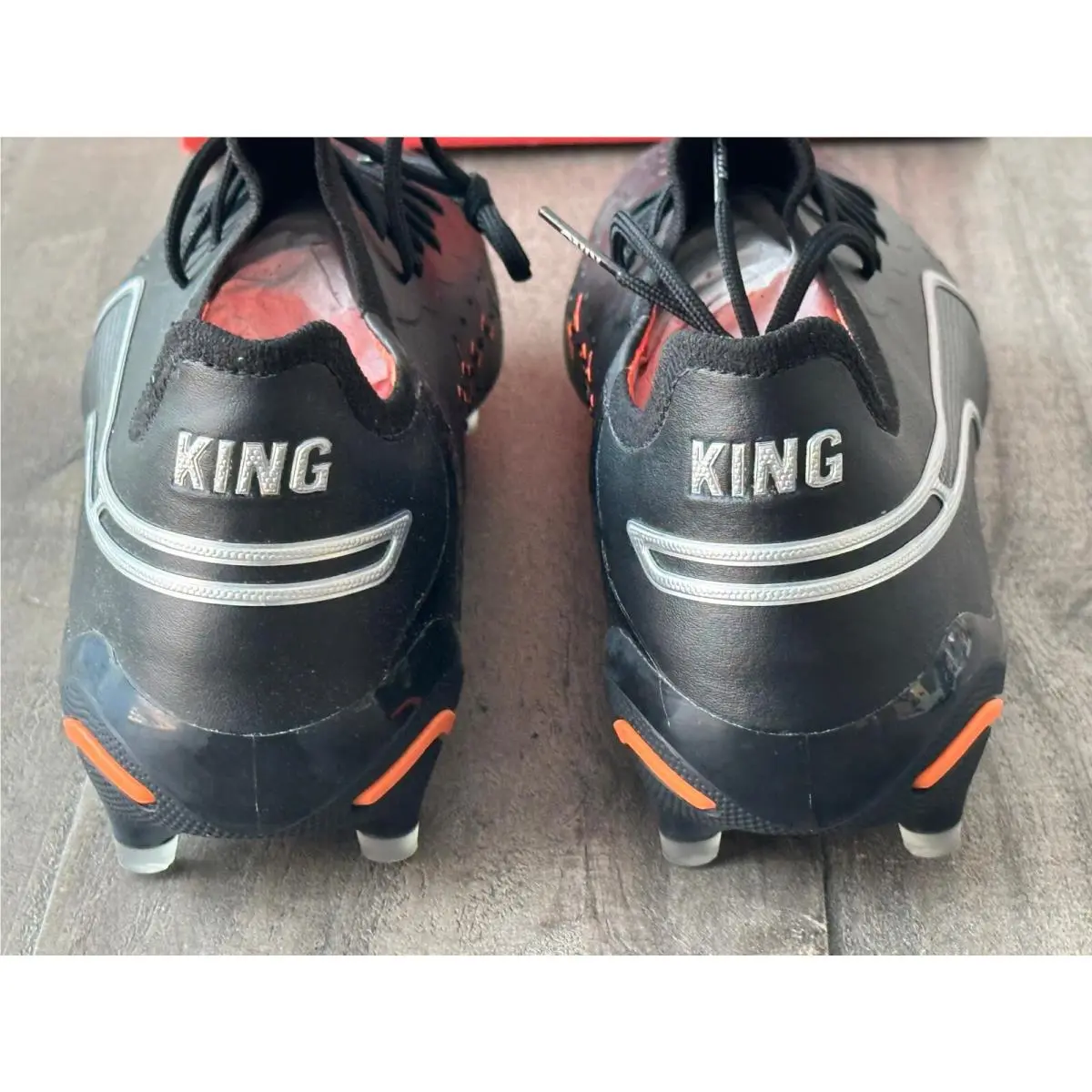 Puma shoes - PUMA King Ultimate - King Ultimate - 107097-02 - Black-Silver-Orange (UPC: 195552889613) 7