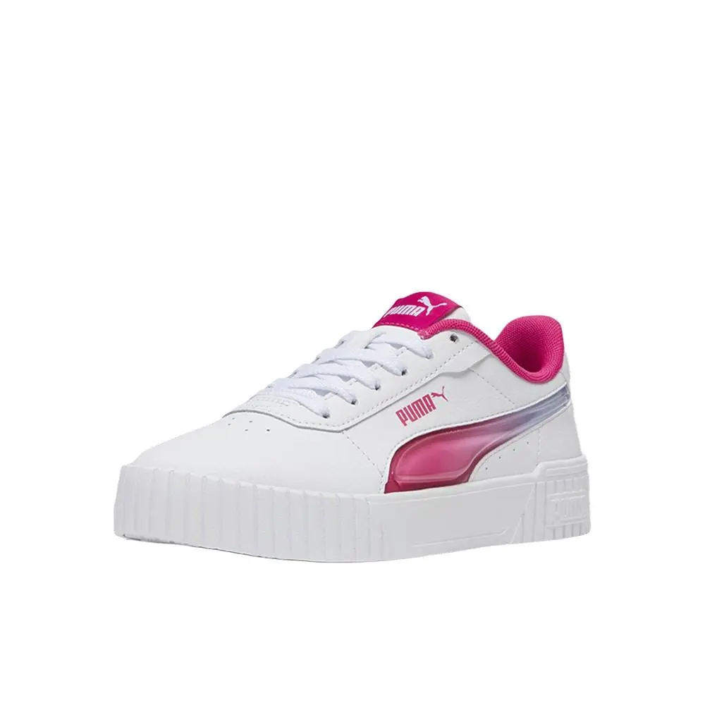 Puma shoes - PUMA Carina 2.0 Jelly Fade Lace Up  Youth - 39811101 - Pink, White (UPC: 197646464003) 0