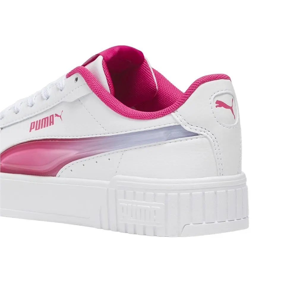 Puma shoes - PUMA Carina 2.0 Jelly Fade Lace Up  Youth - 39811101 - Pink, White (UPC: 197646464003) 5