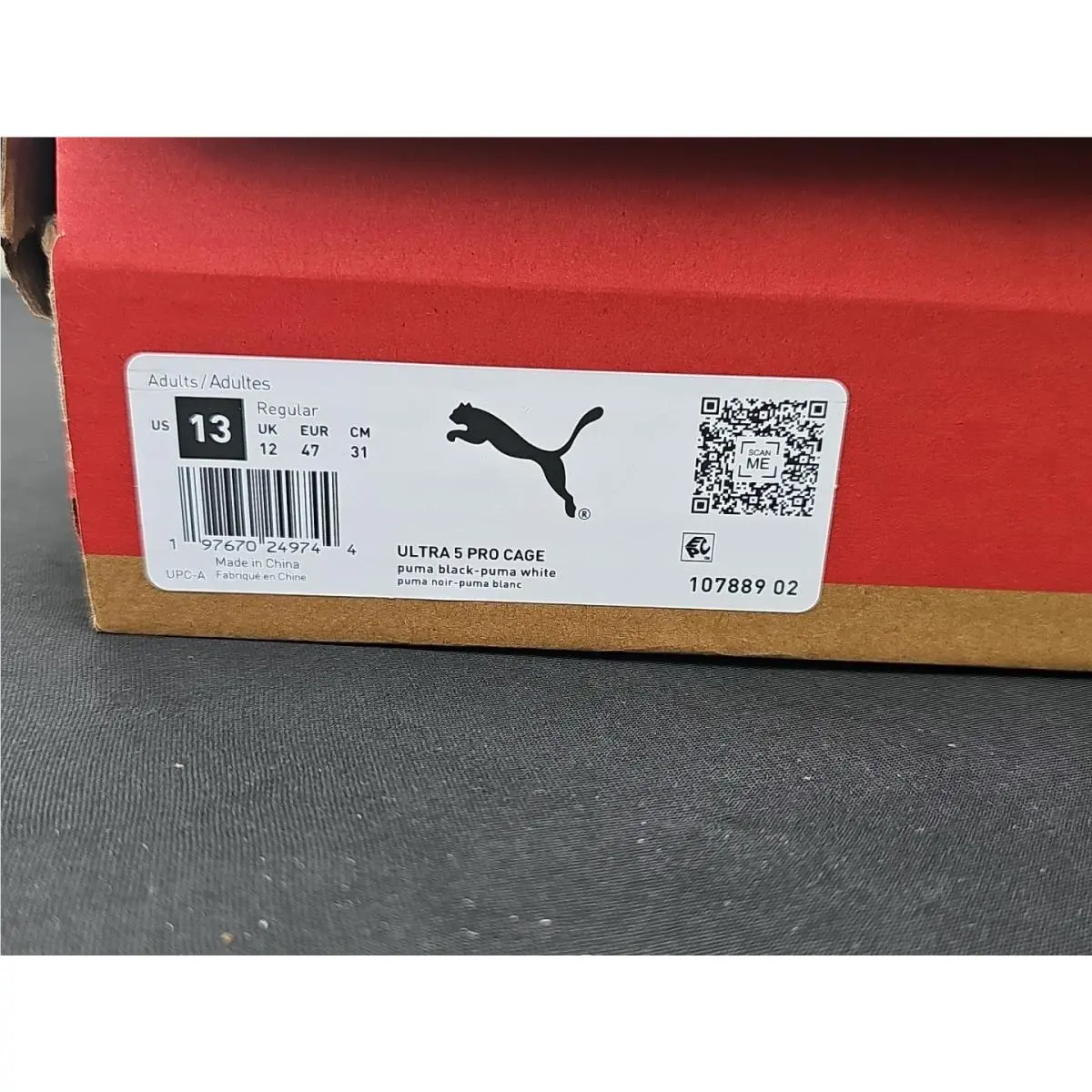 Puma shoes - Puma Ultra 5 Pro Cage - 107889-02 - Puma Black / Puma White (UPC: 0197670249737) 15