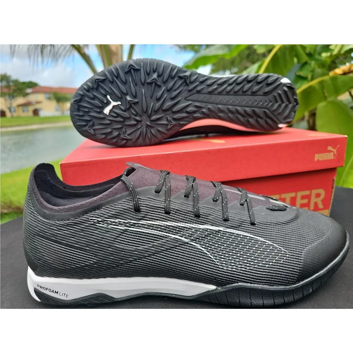 Puma shoes - Puma Ultra 5 Pro Cage - 107889-02 - Puma Black / Puma White (UPC: 0197670249737) 2