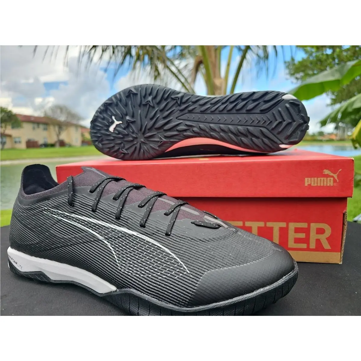 Puma shoes - Puma Ultra 5 Pro Cage - 107889-02 - Puma Black / Puma White (UPC: 0197670249737) 3