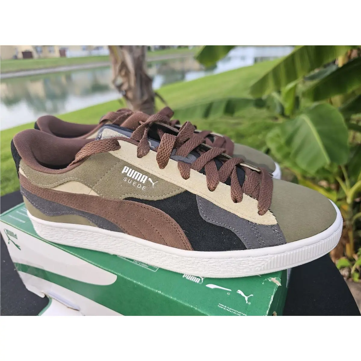 Puma shoes - PUMA Suede - Suede - 389277-01 - Camo 8