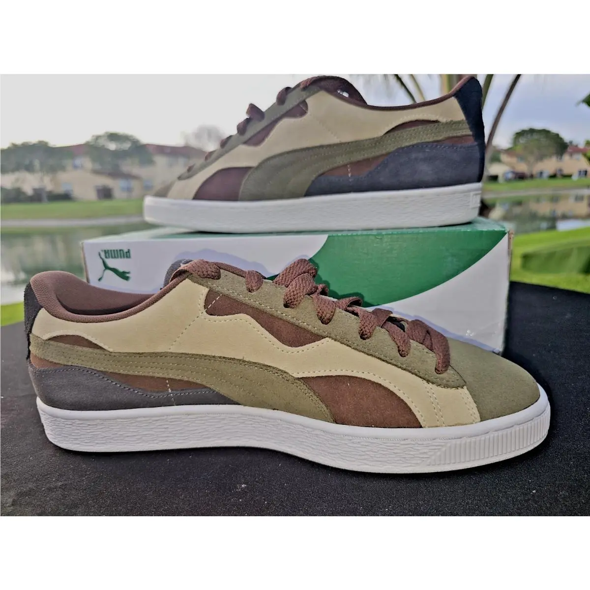 Puma shoes - PUMA Suede - Suede - 389277-01 - Camo 0