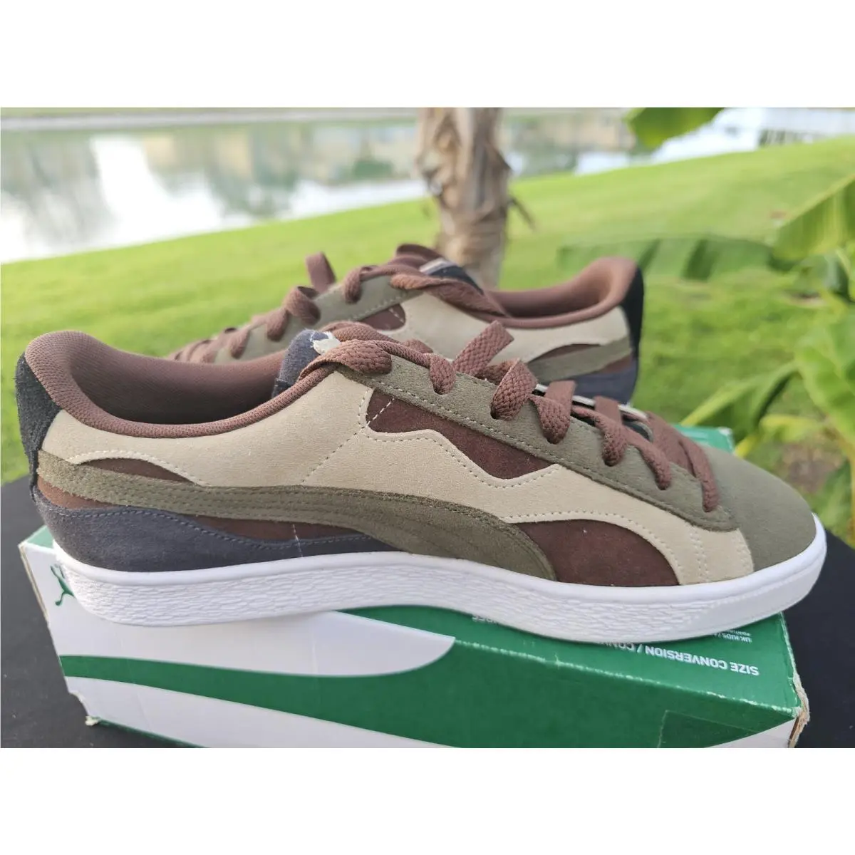 Puma shoes - PUMA Suede - Suede - 389277-01 - Camo 4