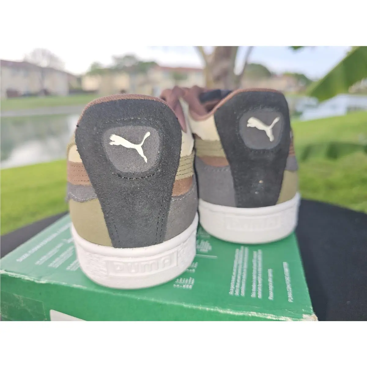 Puma shoes - PUMA Suede - Suede - 389277-01 - Camo 5