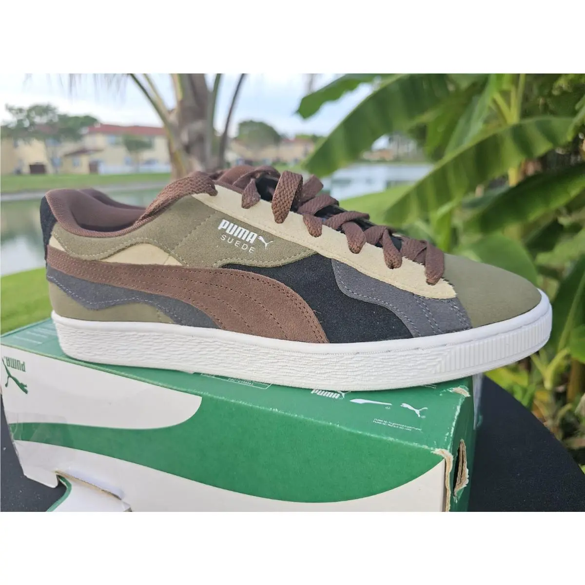 Puma shoes - PUMA Suede - Suede - 389277-01 - Camo 7