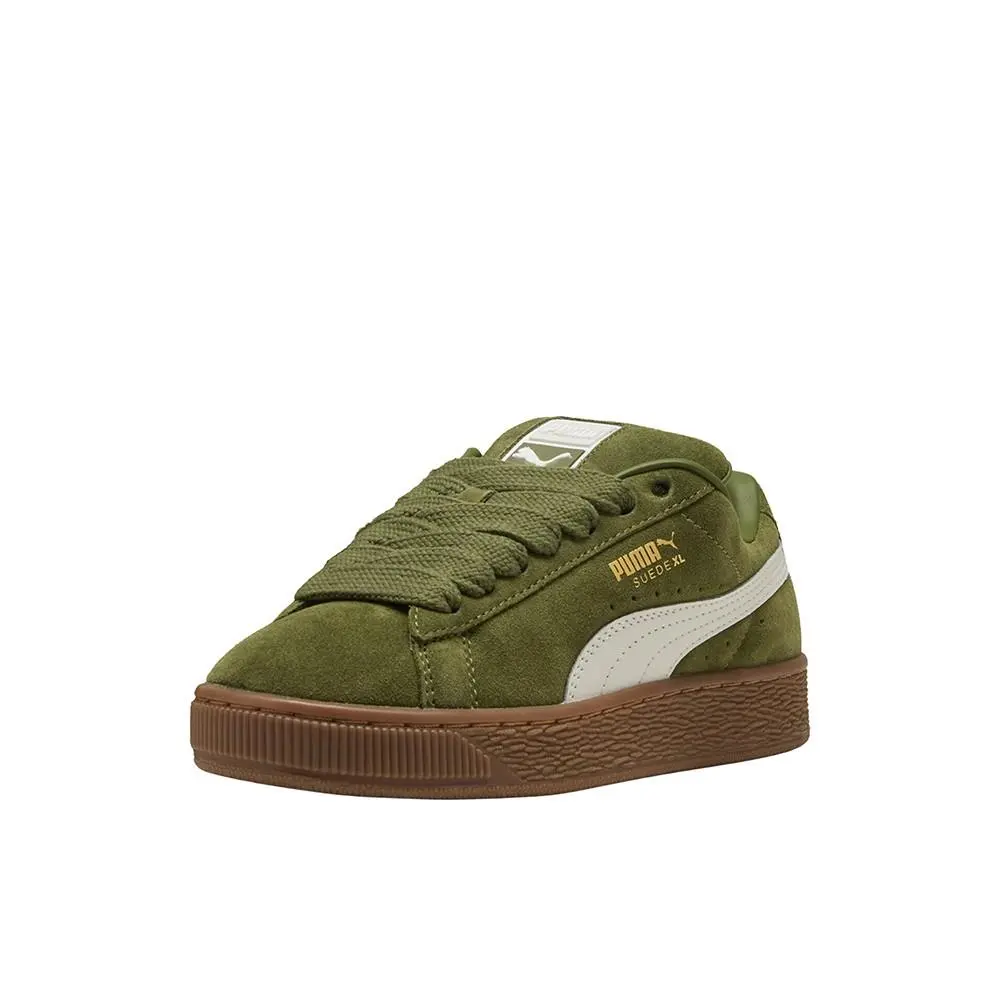 Puma shoes - PUMA Suede Xl Lace Up  Youth - 39657757 - Green (UPC: 198556421568) 0