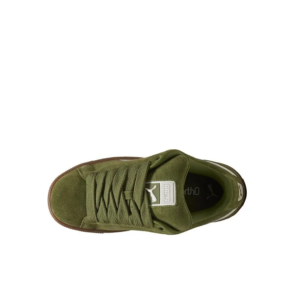 Puma shoes - PUMA Suede Xl Lace Up  Youth - 39657757 - Green (UPC: 198556421568) 2