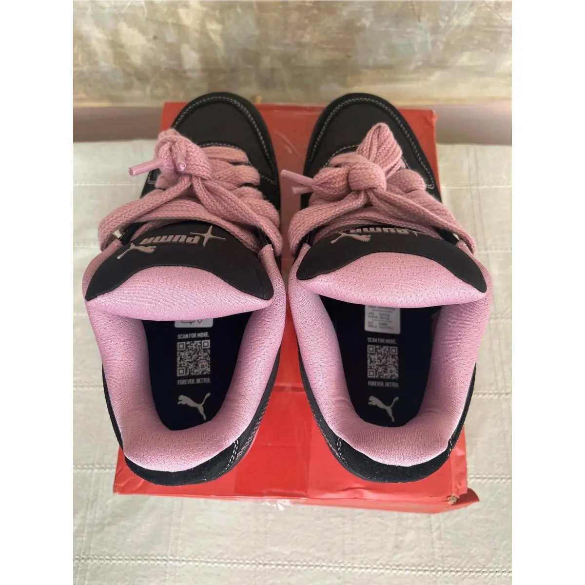 Puma shoes - Park Luna Satin Princess 402514 - Black 8
