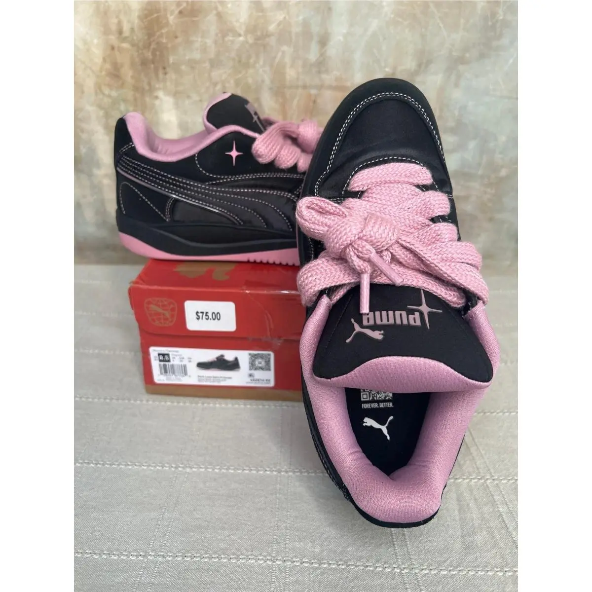 Puma shoes - Park Luna Satin Princess 402514 - Black 1