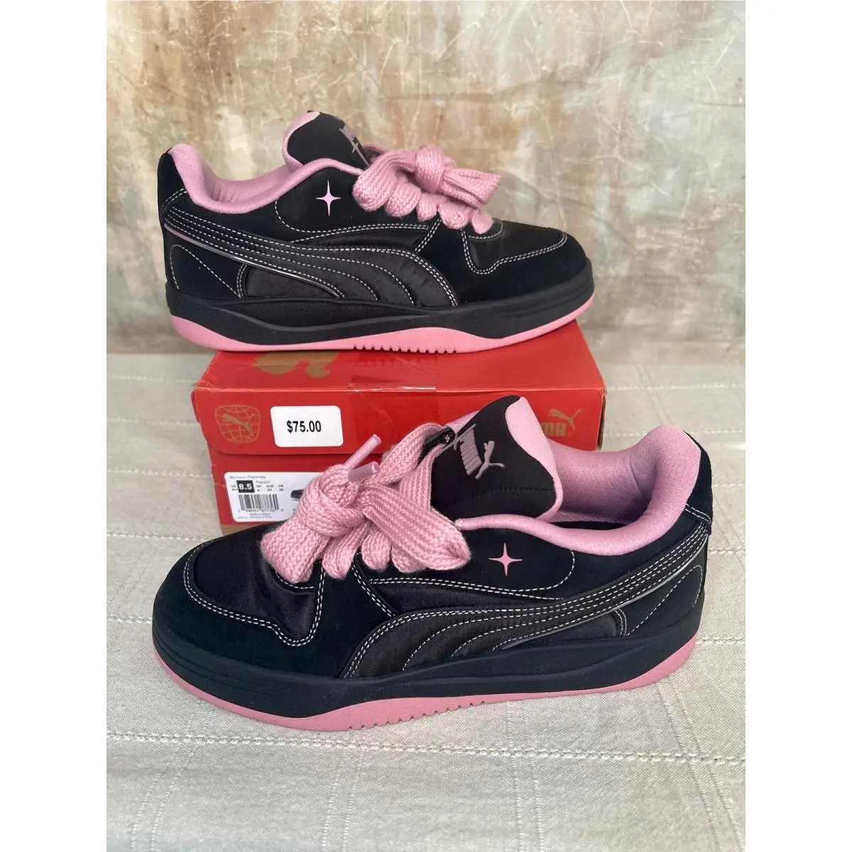 Puma shoes - Park Luna Satin Princess 402514 - Black 5