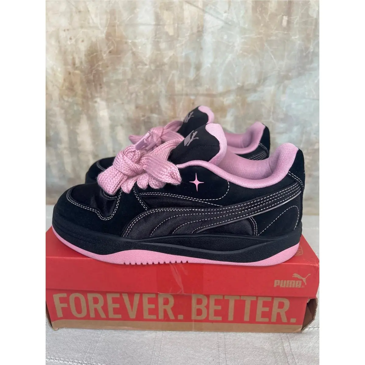 Puma shoes - Park Luna Satin Princess 402514 - Black 7