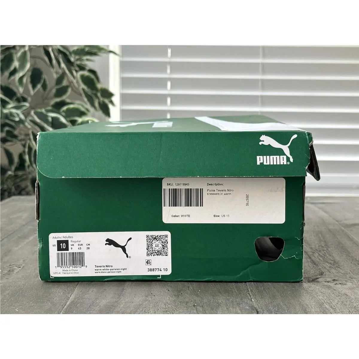 Puma shoes - Puma Teveris Nitro - Teveris Nitro - 388774-10 - Warm White-Parisian Night (UPC: 195552500129) 12