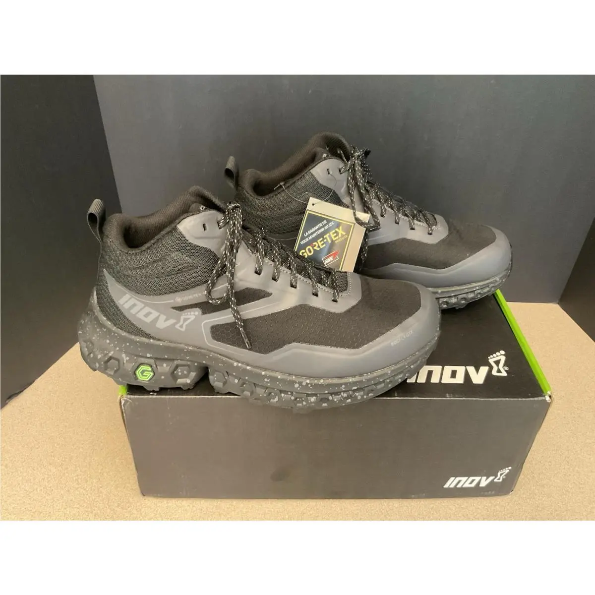 Mens Inov-8 Rocfly G 390 Gtx Gore-tex Waterproof Hiking Boots. Size 9.5