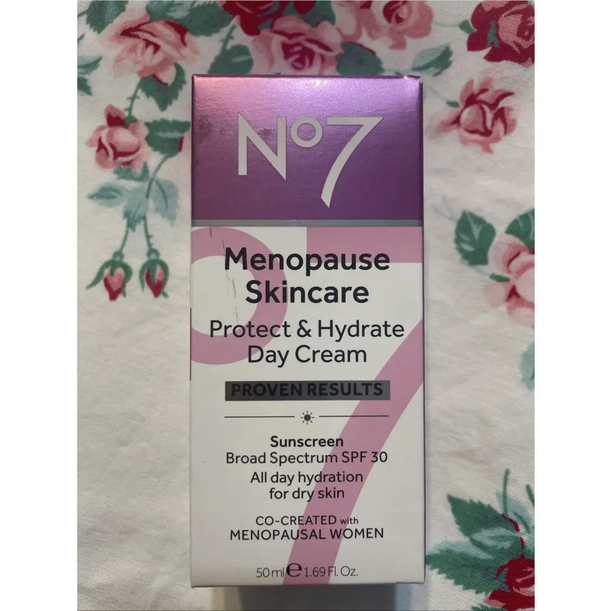 Menopause Skincare Protect Hydrate Day Cream SPF30 Retired 1.69oz Read Nos by No7