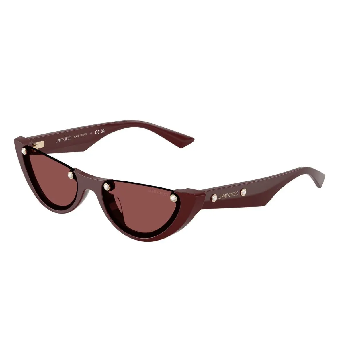 Jimmy Choo JC5049HU 505775 Cranberry Dark Violet 53 mm Women`s Sunglasses