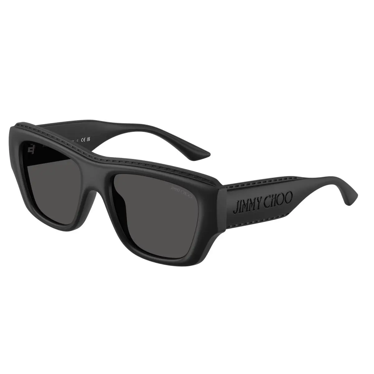 Jimmy Choo JC6003U 500187 Matte Black Dark Grey 54 mm Women`s Sunglasses