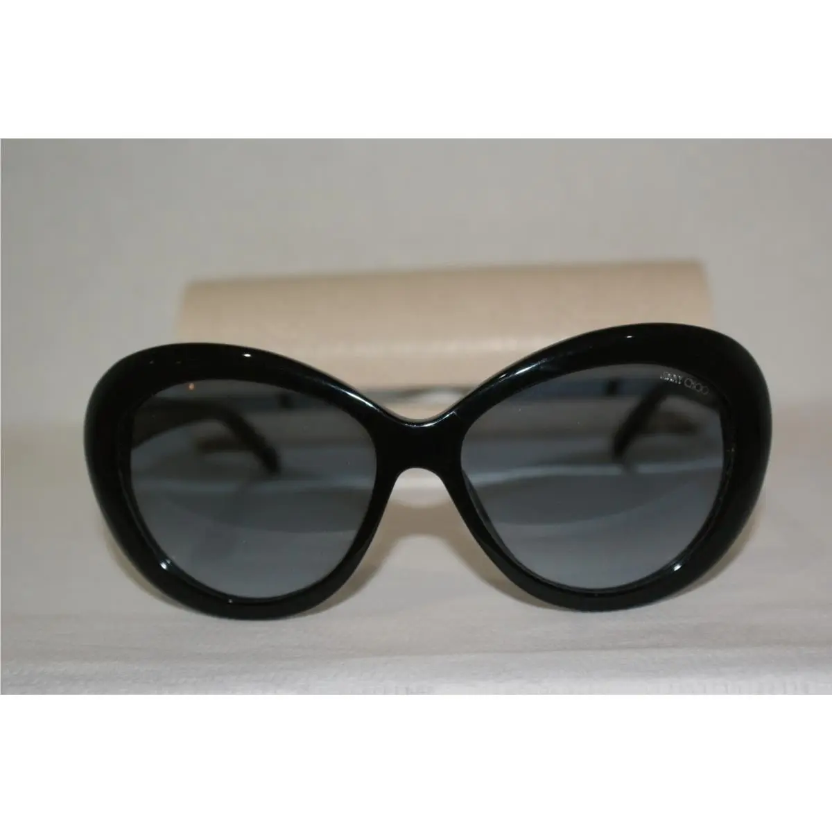 Authent Jimmy Choo Sunglasses Valentina/s Black 807 57-15 W Origin Case