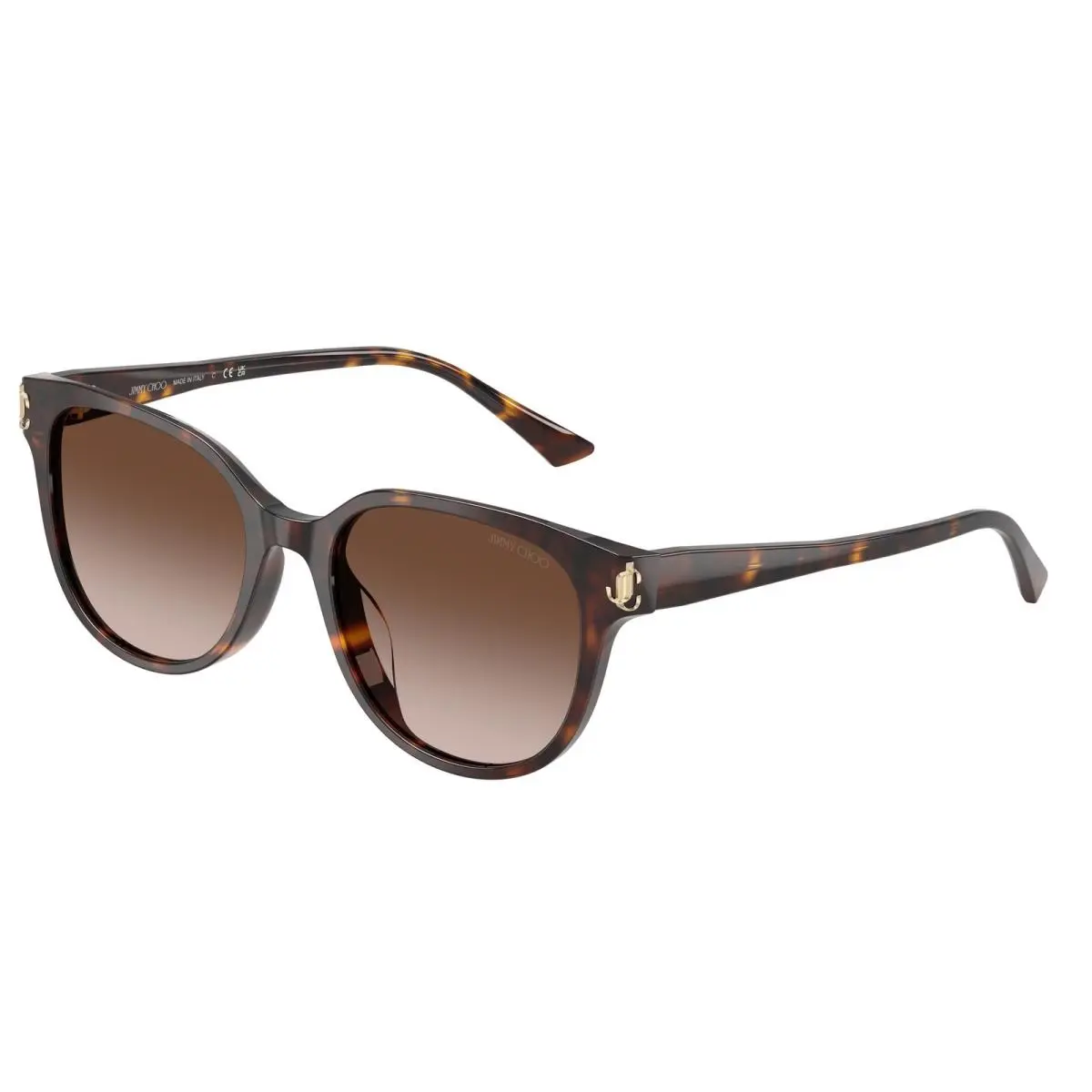 Jimmy Choo JC5057D 500213 Havana Gradient Brown 55 mm Women`s Sunglasses